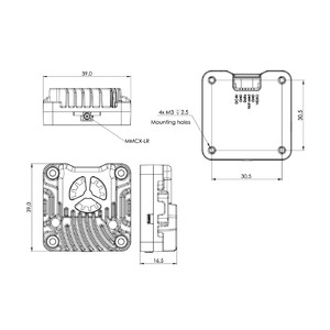 Відеопередавач VTX D1 2 5W