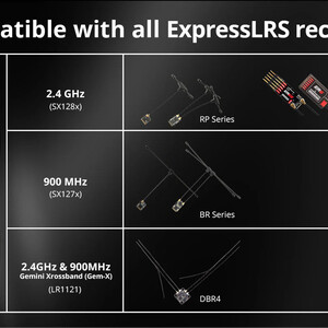 Апаратура радіокерування RadioMaster GX12 Dual-Band 2 4GHz 900MHz 16CH