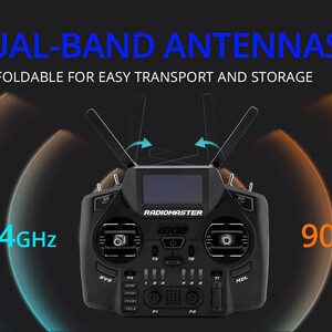 Апаратура радіокерування RadioMaster GX12 Dual-Band 2 4GHz 900MHz 16CH