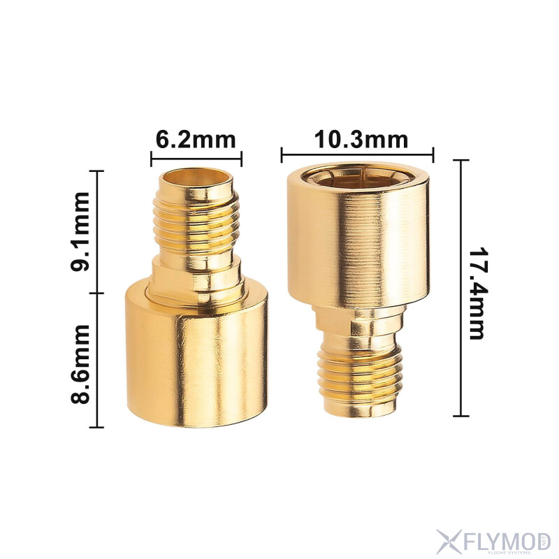 Коаксіальний RF адаптер SMA female Quick SMA male