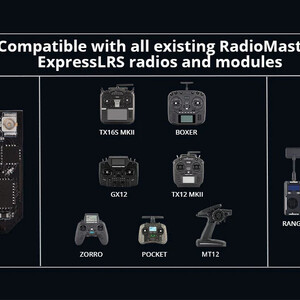 Приймач Radiomaster XR4 Gemini Xrossband Dual-Band ExpressLRS 2 4GHz 900MHz