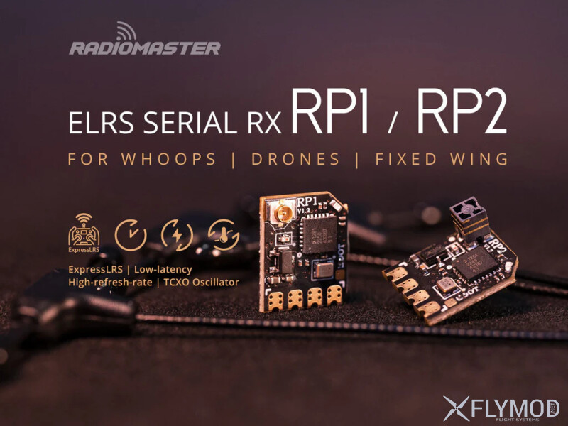 Приймач Radiomaster RP1 V2 ExpressLRS 2 4GHz Nano