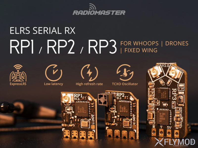 Приймач Radiomaster RP3 V2 ExpressLRS 2 4GHz Nano