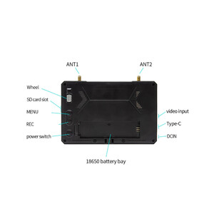 Монітор SKYZONE M5 5  800x480 з вбудованим приймачем 5 0GHz - 5 8GHz для FPV DVR