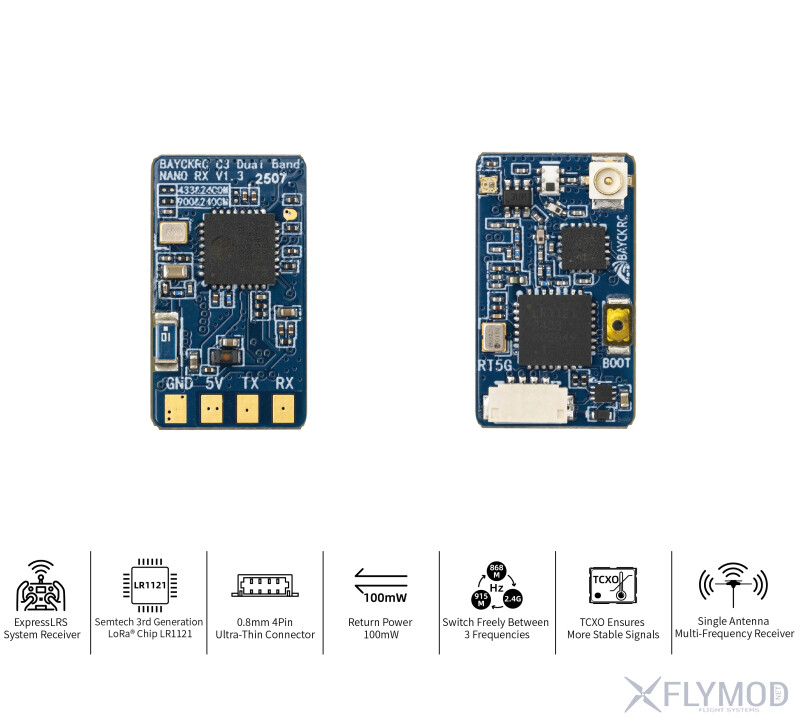 Приймач BAYCKRC C3 900 2400 Dual band RX з одні ю антеною