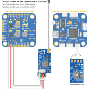 Приймач BAYCKRC C3 900 2400 Dual band RX з одні ю антеною