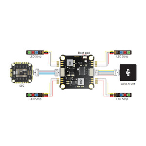 Стек контролю польоту FlyFishRC F4 V01 ESC 50A 60A 1-8S 30x30мм