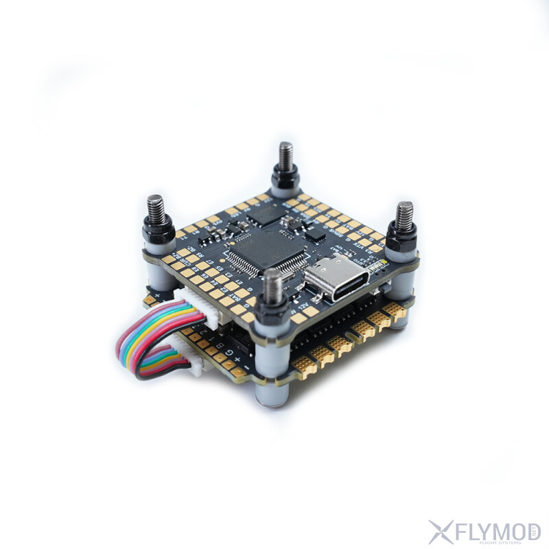 Стек контролю польоту FlyFishRC F4 V01 ESC 50A 60A 1-8S 30x30мм