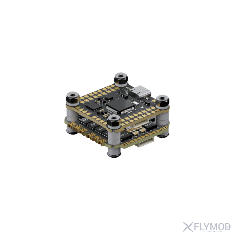 Стек контролю польоту FlyFishRC F4 V01 ESC 50A 60A 1-8S 30x30мм