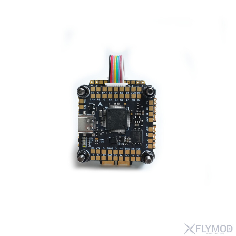Стек контролю польоту FlyFishRC F4 V01 ESC 50A 60A 1-8S 30x30мм