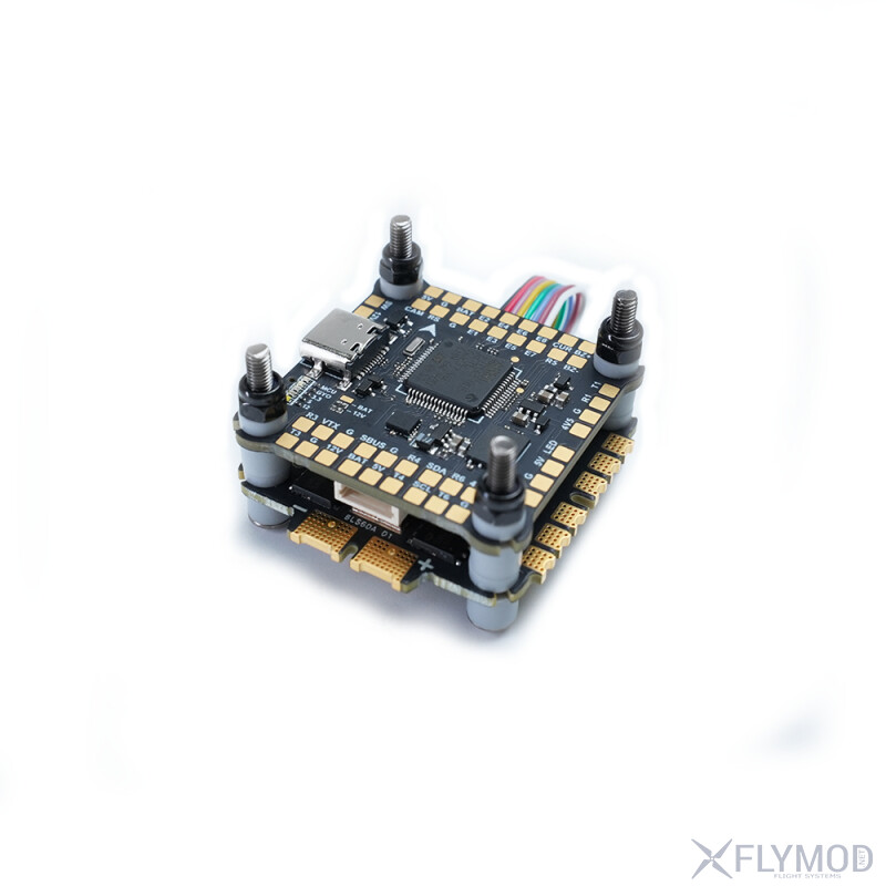 Стек контролю польоту FlyFishRC F4 V01 ESC 50A 60A 1-8S 30x30мм