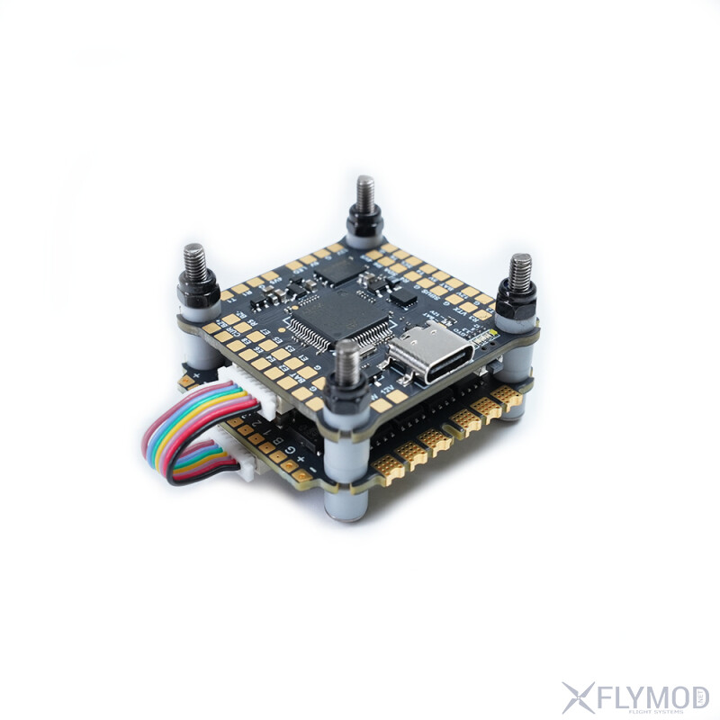 Стек контролю польоту FlyFishRC F4 V01 ESC 50A 60A 1-8S 30x30мм