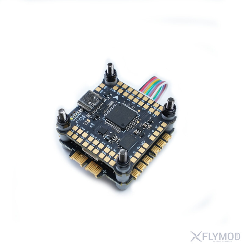 Стек контролю польоту FlyFishRC F4 V01 ESC 50A 60A 1-8S 30x30мм