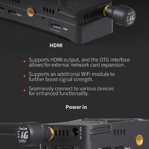 Відеоприймач RunCam WiFiLink-RX Digital HD Receiver Support OpenIPC   Ruby System VTX