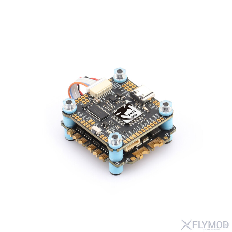 Стек контролю польоту MAMBA F405 MK2 V2 з ESC F65 65A 6S
