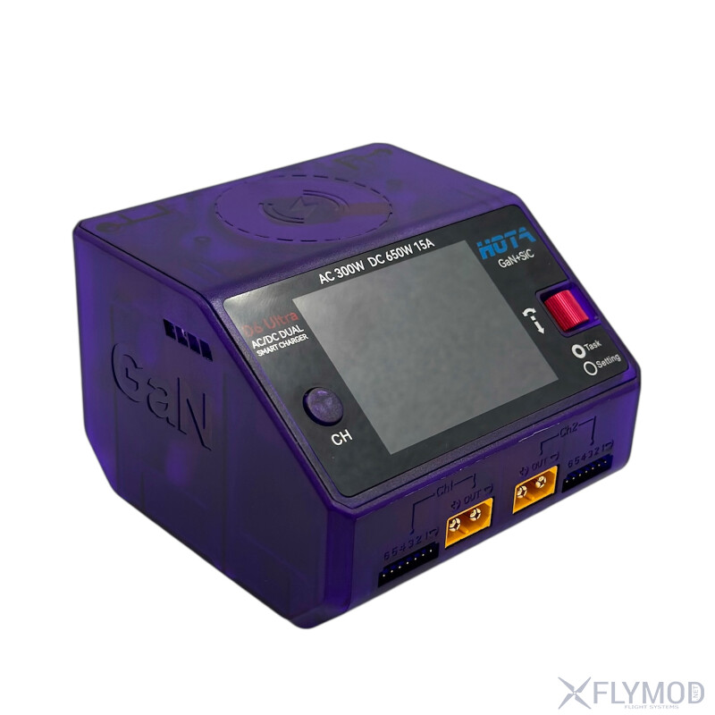 Зарядний пристрій HOTA D6 Ultra Dual 300W 15A 1-6S LiPo AC DC