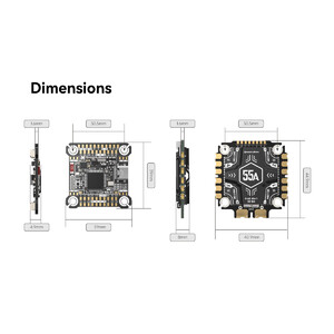 Стек контролю польоту SpeedyBee F405 V5 OX32 55A 30x30 FC ESC