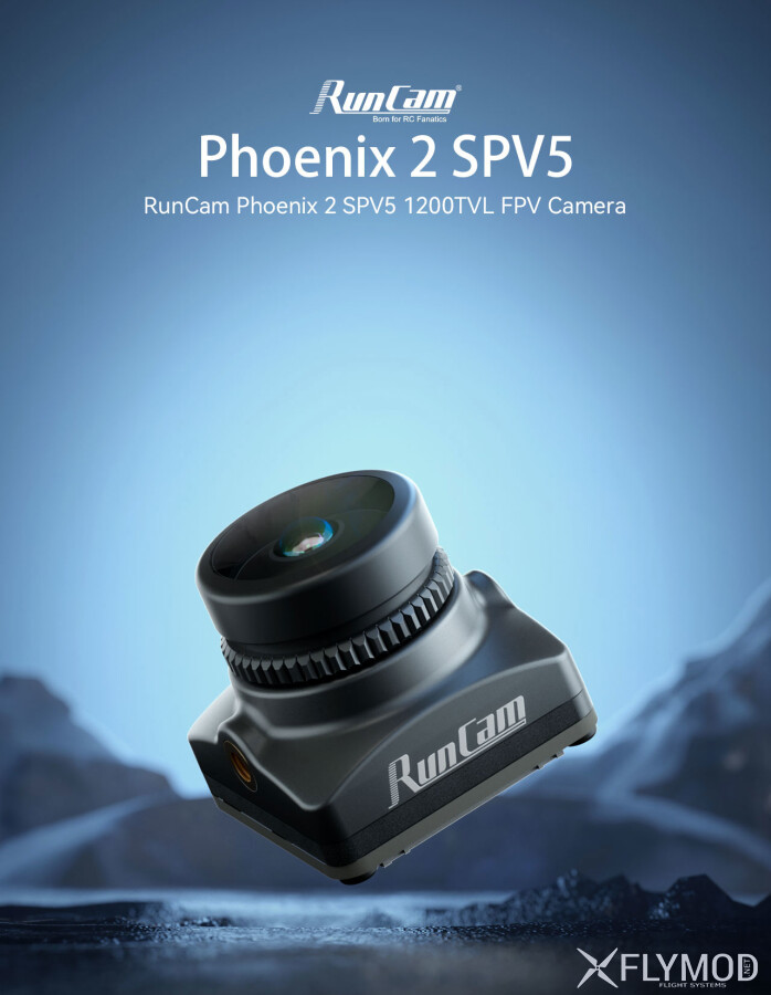 Камера RunCam Phoenix 2 SPV5 1200TVL 1   3   BSI CMOS 4 3 NTSC   PAL
