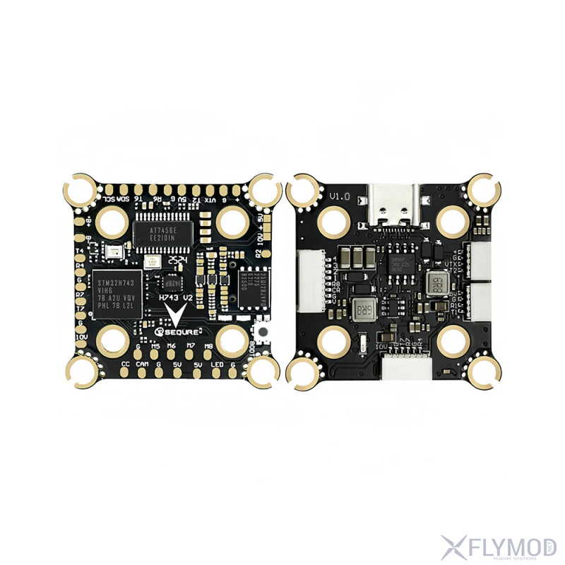 Стек контролю польоту SEQURE H743 V2 E70 G2 FC 70A 128K ESC 4 - 8S