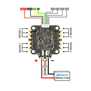 Стек контролю польоту SEQURE H743 V2 E70 G2 FC 70A 128K ESC 4 - 8S