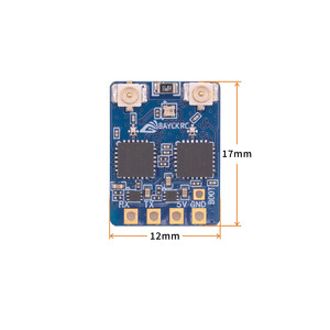 Приймач BAYCKRC RRD1 2 4GHz RX розміри