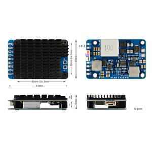 Модуль живлення Matek PM12S-3 dimensions weight розміри вага