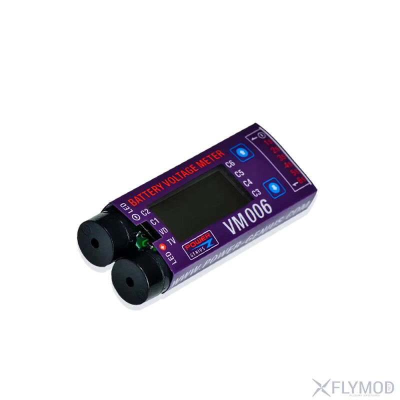 Сигналізатор низької напруги для акумуляторів VM006 1-6S