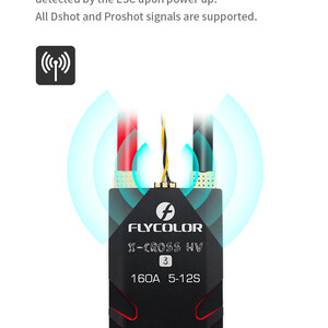 Регулятор швидкості FLYCOLOR X-Cross HV3 ESC 120A   160A
