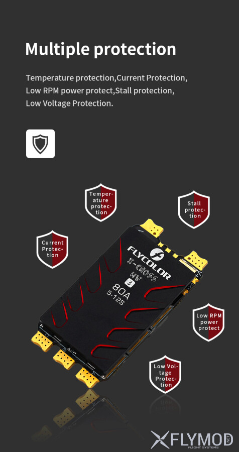Регулятор швидкості FLYCOLOR X-Cross HV3 ESC 120A   160A