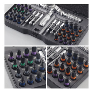 Набір викруток з тріскачкою 40в1