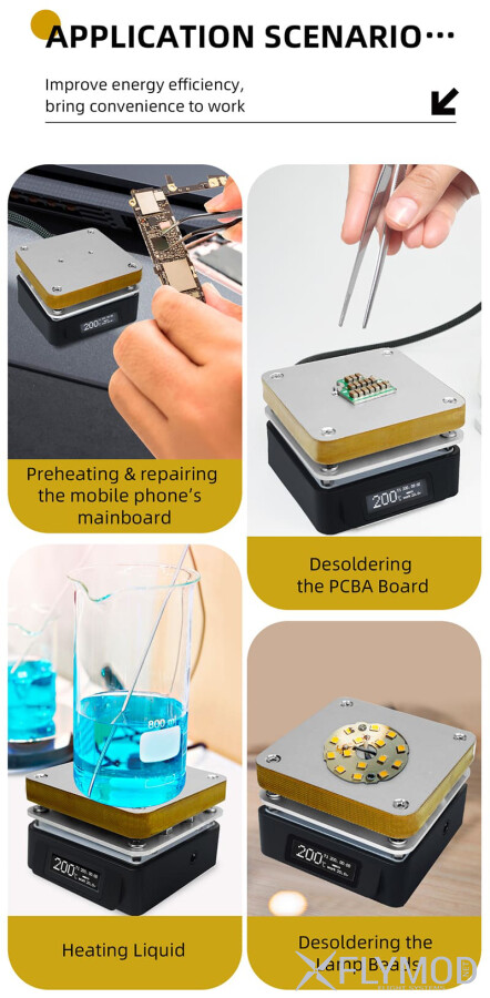 Паяльна поверхня SEQURE T55 Smart Mini usage використання