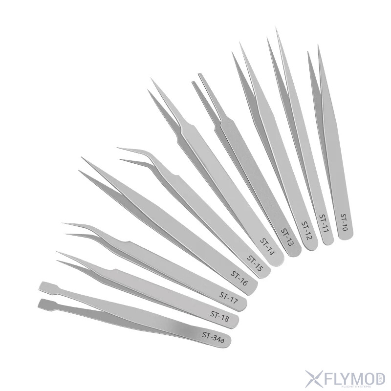 Набір пінцетів SEQURE 10 в 1