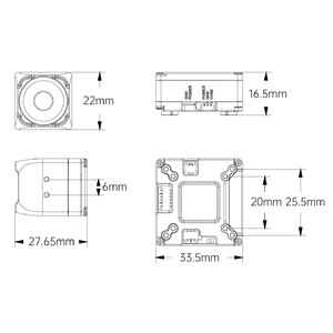 Тепловізійна камера ECLIPSE 005SL 009SL 576 960px dimensions розміри