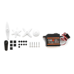 Цифровий сервопривід EMAX ES3005HV з металевим редуктором комплектація package