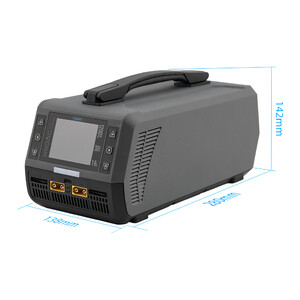 Зарядний пристрій Toolkit M8DAC 1200W 1-8S розмір dimensions size