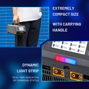 Зарядний пристрій Toolkit M8DAC 1200W 1-8S