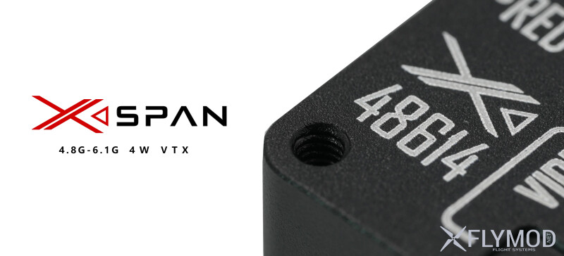 Відеопередавач RushFPV 4 8G-6 1G XSPAN 4W VTX