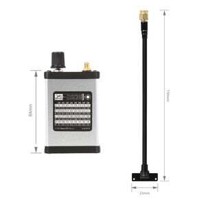 Відеоприймач RushFPV 6 1G-7 2G XSPAN VRX на 64 канали dimensions розміри