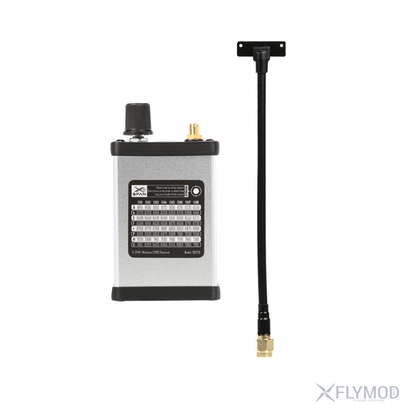 Відеоприймач RushFPV 6 1G-7 2G XSPAN VRX на 64 канали