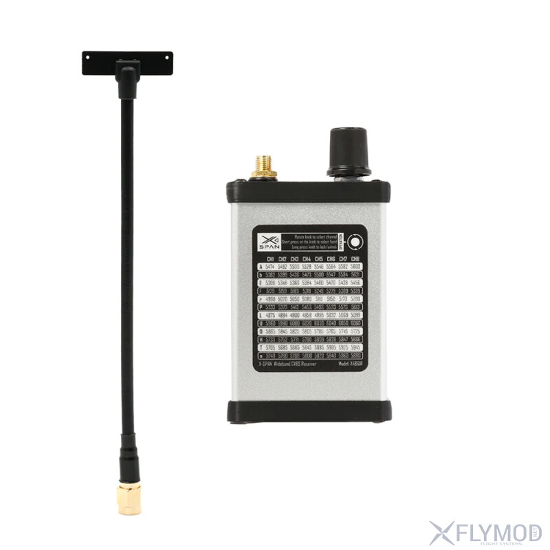 Відеоприймач RushFPV 4 8G-6 1G XSPAN VRX на 96 каналів