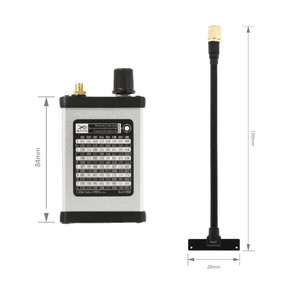 Відеоприймач RushFPV 4 8G-6 1G XSPAN VRX на 96 каналів dimensions розміри