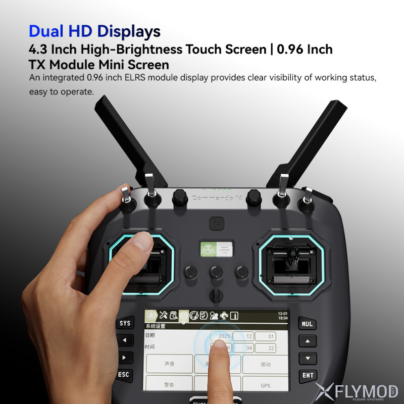 Апаратура радіокерування iFlight Commando 14 GemX 2 4GHz 900MHz 1W