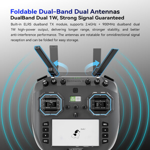 Апаратура радіокерування iFlight Commando 14 GemX 2 4GHz 900MHz 1W