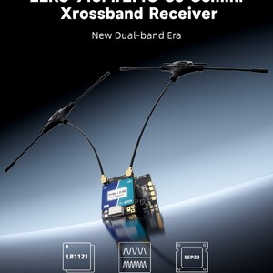 Приймач GEPRC ELRS 915M 2 4G C3 Gemini Xrossband RX