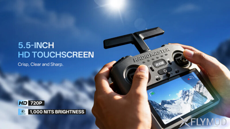 Апаратура радіокерування RadioMaster AX12 Android 2 4GHz Sub-G 900MHz 16CH