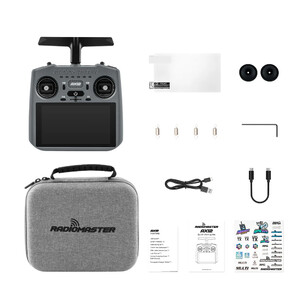 Апаратура радіокерування RadioMaster AX12 Android 2 4GHz Sub-G 900MHz 16CH комплектація package