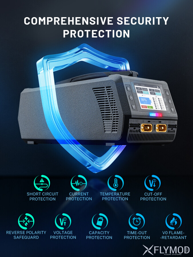 Зарядний пристрій ToolkitRC M14DAC 2500W 6-14S