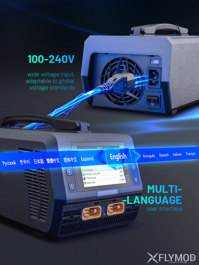 Зарядний пристрій ToolkitRC M14DAC 2500W 6-14S