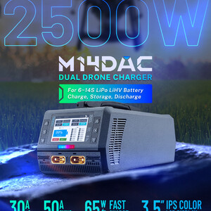 Зарядний пристрій ToolkitRC M14DAC 2500W 6-14S