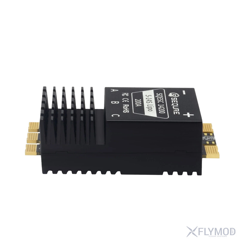 Регулятор швидкості SEQURE SQESC 14200 5-14S 200A ESC BLHeli_32